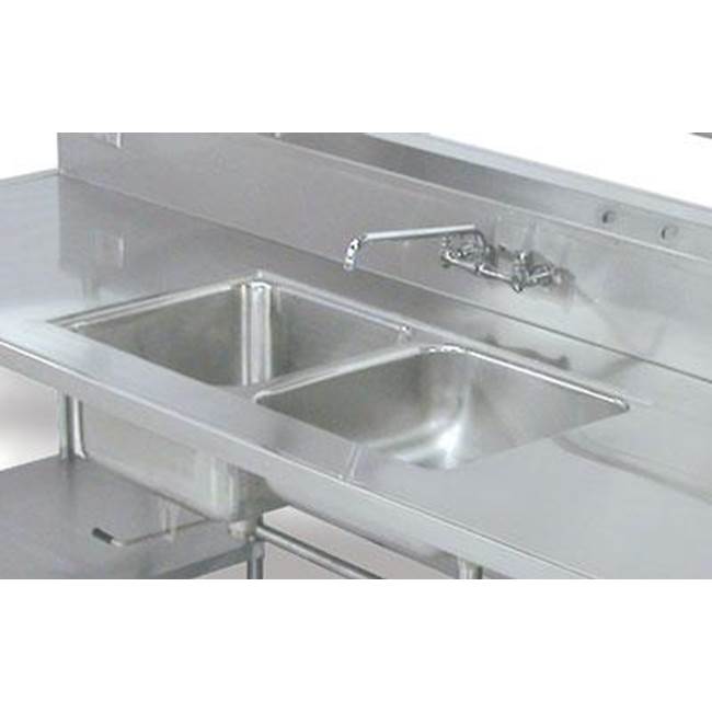 Advance Tabco Sink Welded Into Table Top