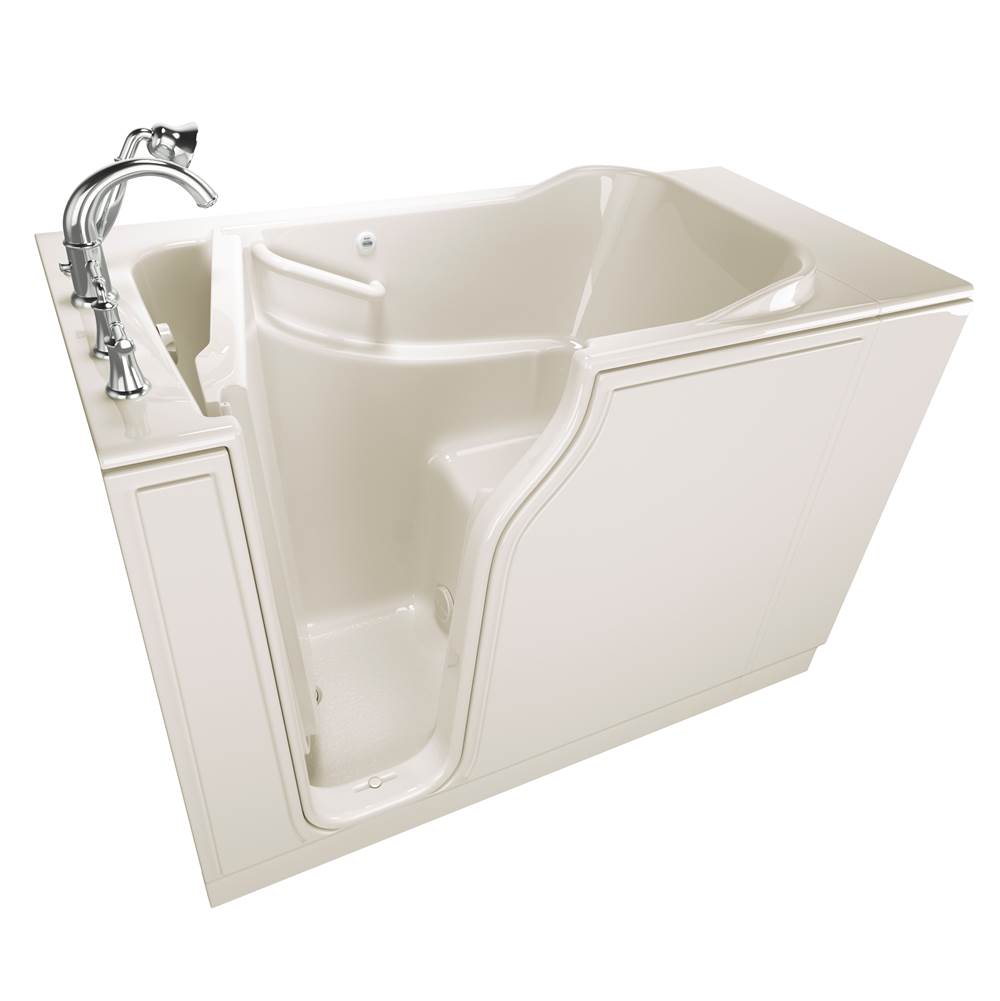 American Standard Gelcoat Value Series 30 x 52 -Inch Walk-in Tub With Soaker System - Left-Hand Drain With Faucet
