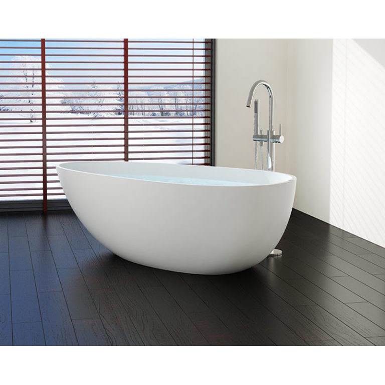 Badeloft Matte White - BW-01-XL Freestanding Bath 72.8 x 32.7 x 22