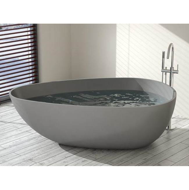 Badeloft Matte Grey - BW-01-XXL Freestanding Bath 74.8 x 47.2 x 26.6