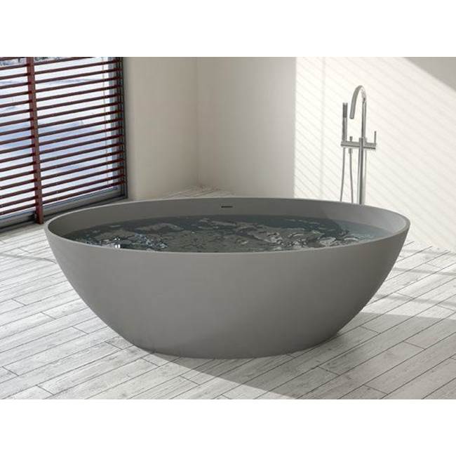 Badeloft Matte Grey - BW-05-XL Freestanding Bath 70 x 35.4 x 22.5