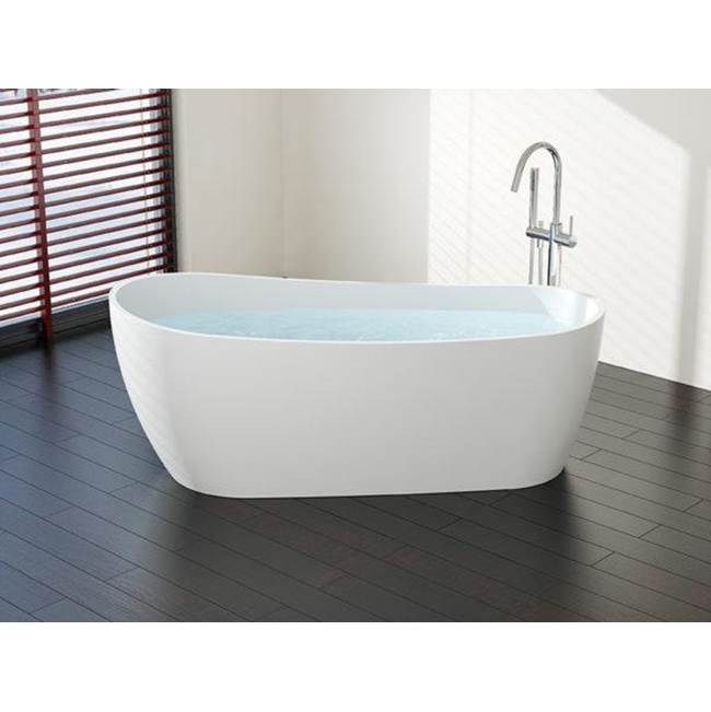 Badeloft Matte White - BW-09 Freestanding Bath 66.9 x 29.4 x 25.2 