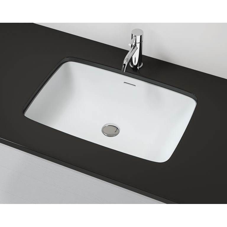 Badeloft Matte White - UB-01 Undermount Sink 23.6 x 16.4 x 6.1 in