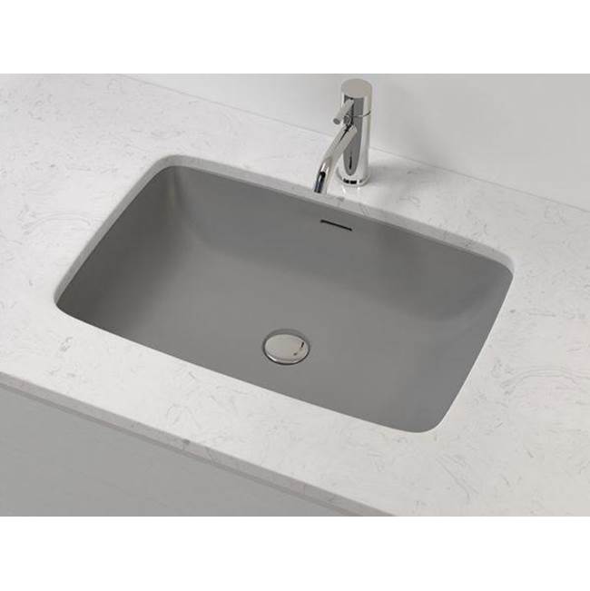Badeloft Matte Grey - UB-01 Undermount Sink 23.6 x 16.4 x 6.1 in