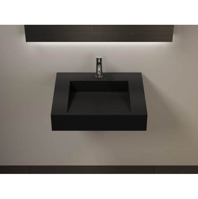 Badeloft Matte Black - WT-04-E Wall Mounted Sink 23.6 x 19.6 x 4.10
