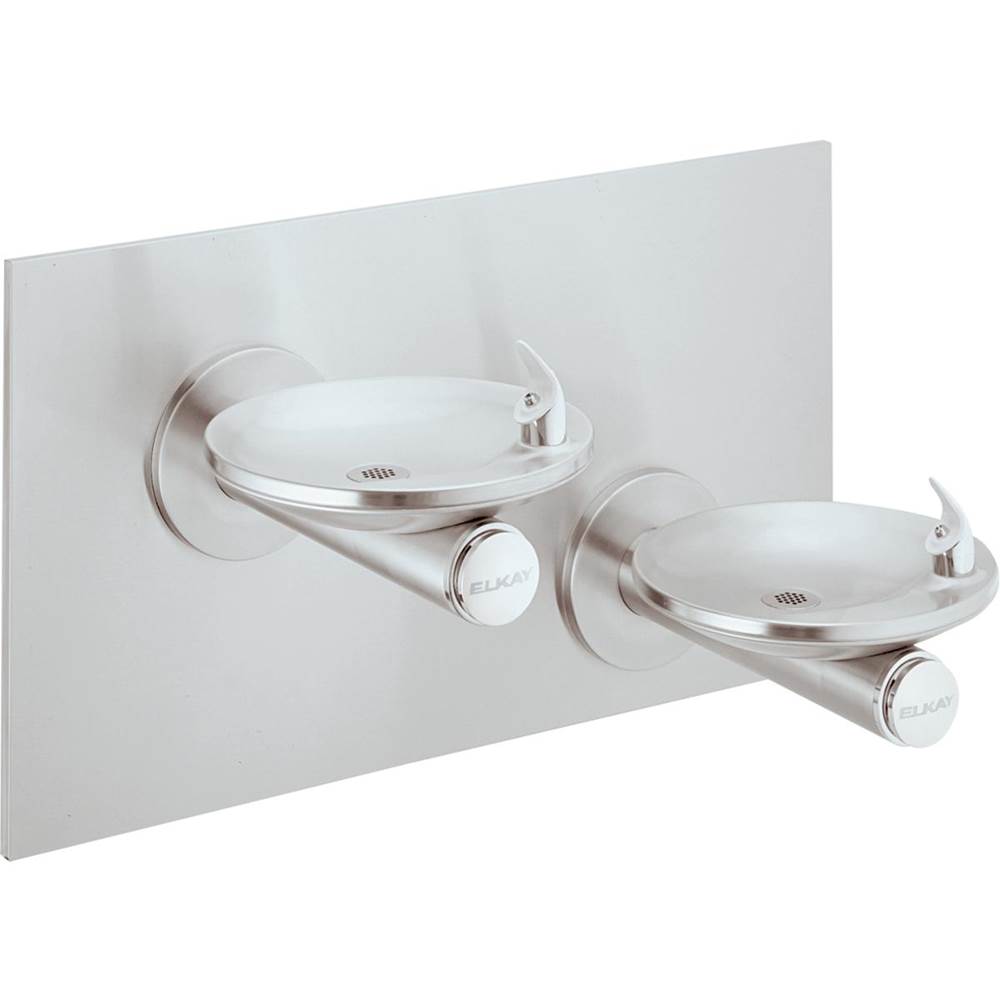 Elkay SwirlFlo Bi-Level Fountain Non-Filtered Non-Refrigerated, Freeze Resistant Stainless