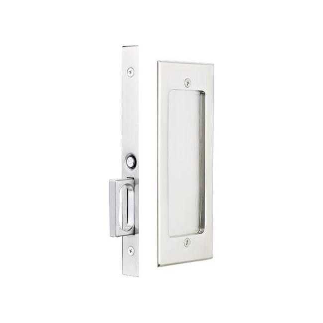 Emtek Keyed, Modern Rectangular Pocket Door Mortise Lock, US4