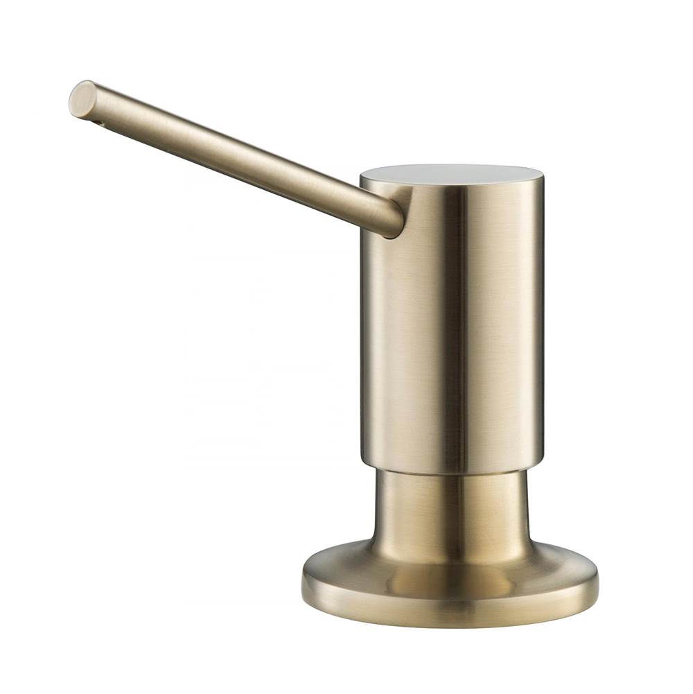 Kraus Kitchen Soap Dispenser in Brushed Brass