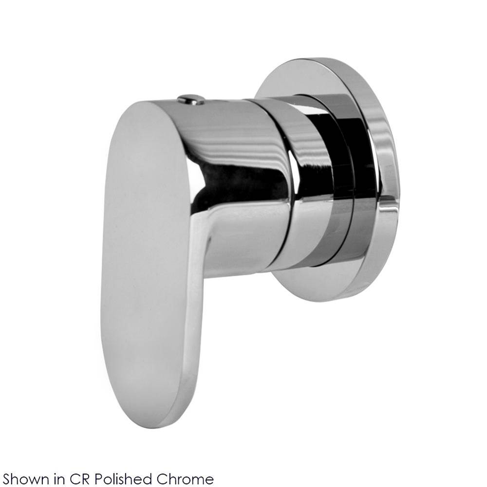Lacava TRIM ONLY - 2-Way diverter valve GPM 10 (43.5 PSI) with round back plate and oval lever handle