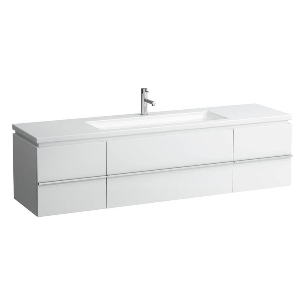 Laufen Vanity unit, 2 drawers and 2 doors, with 2 glass shelves, incl. drawer organizer, matching washbasin 816438
