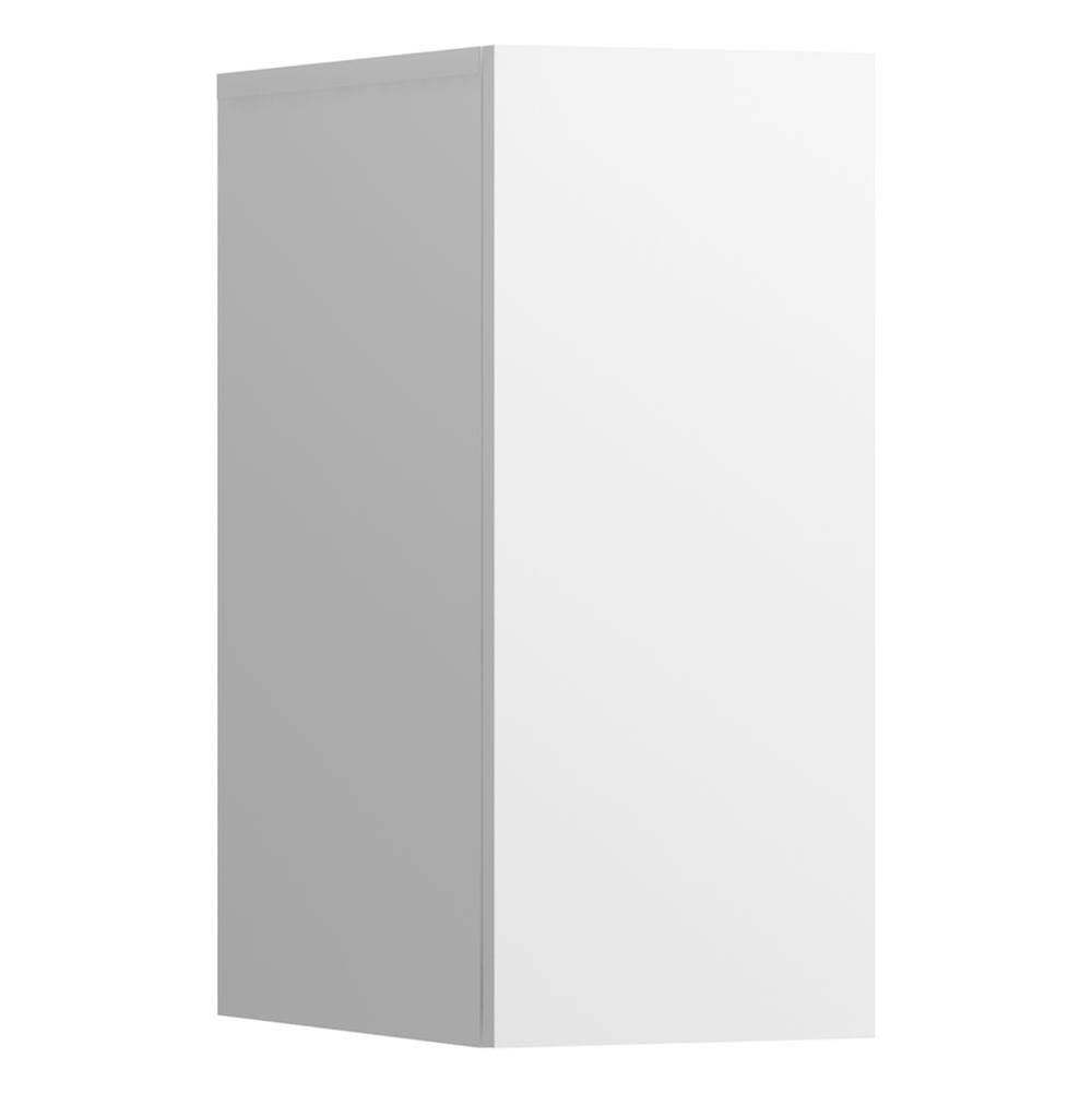 Laufen Side element with 1 door, door hinge right, 1 wooden shelf, for Kartell by Laufen Slim-Packs