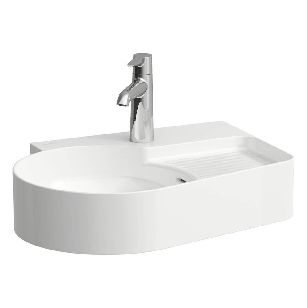 Laufen Small Countertop and Wall Mouned Washbasin with ground bottom