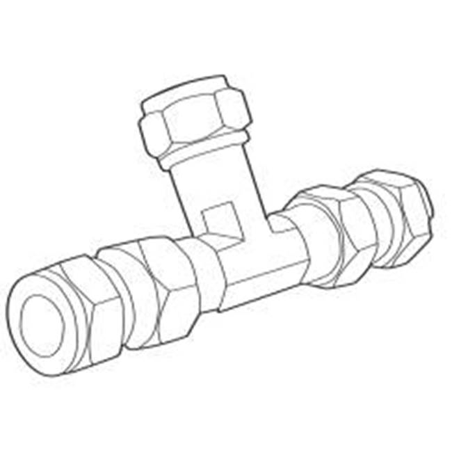 Moen Commercial Mixing tee with check valves