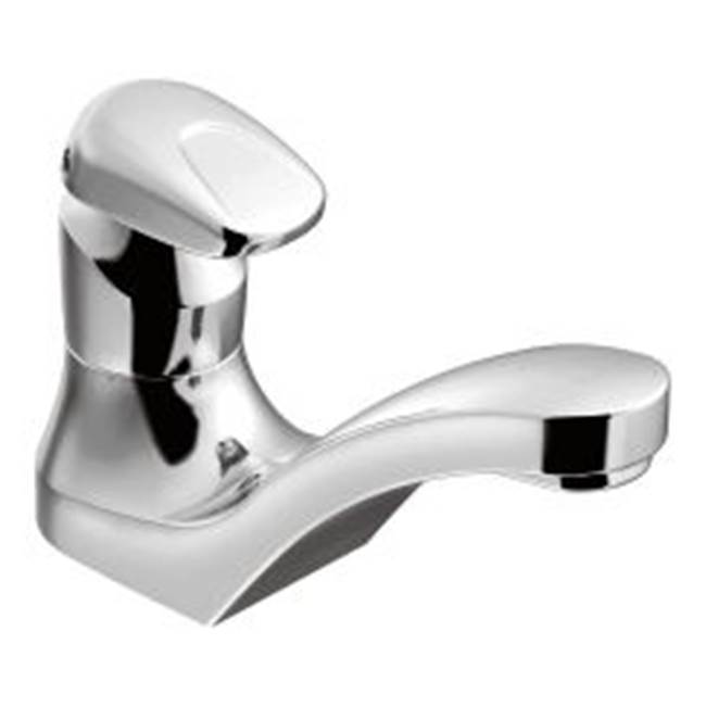 Moen Commercial Chrome one-handle metering lavatory faucet