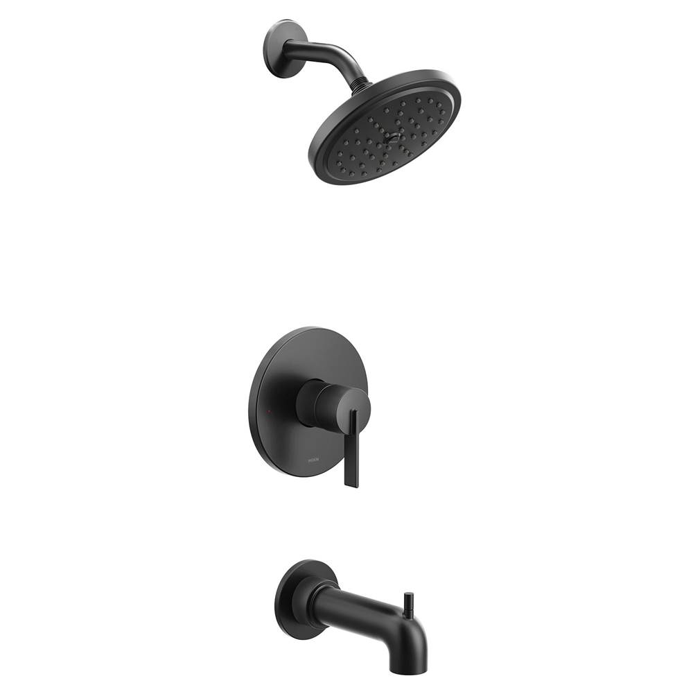 Moen Cia M-CORE 2-Series Eco Performance 1-Handle Tub and Shower Trim Kit in Matte Black (Valve Sold Separately)