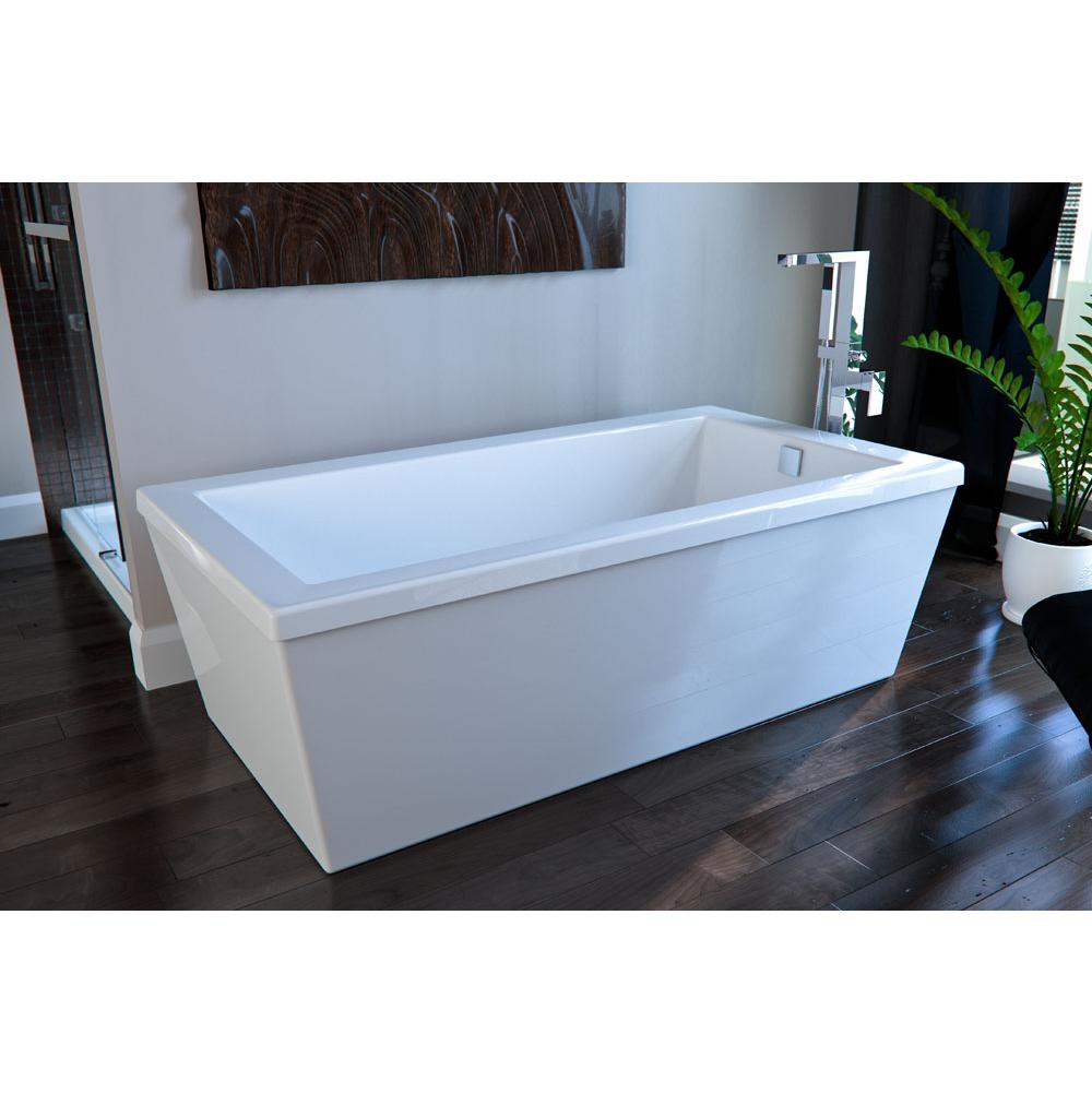 Neptune Freestanding AMETYS Bathtub 36x66 with armrests, Activ-Air, Biscuit