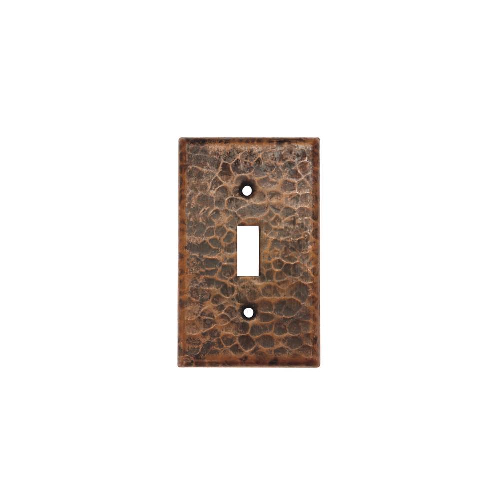 Premier Copper Products Copper Switchplate Single Toggle Switch Cover - Quantity 4