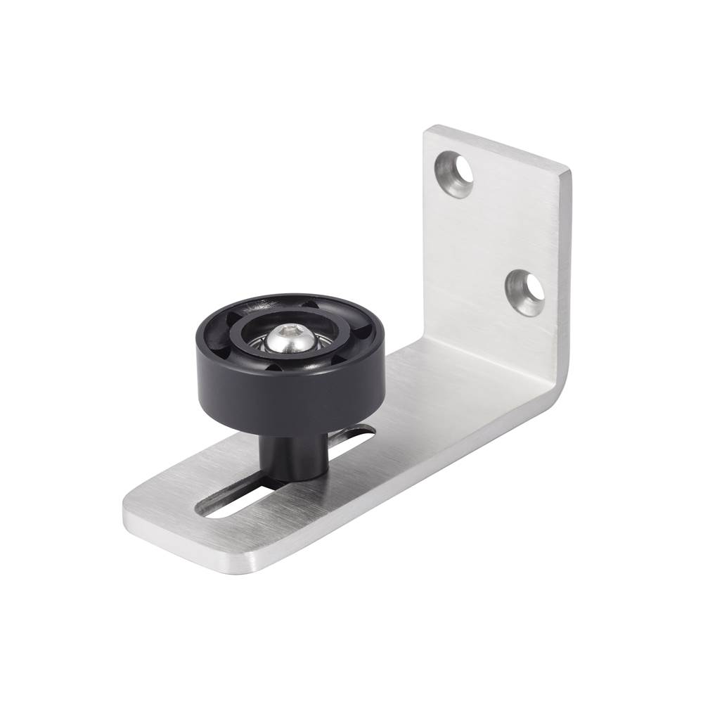 Sure-Loc Hardware Barn Track Roller Guide, Wall Mounted, Satin Nickel