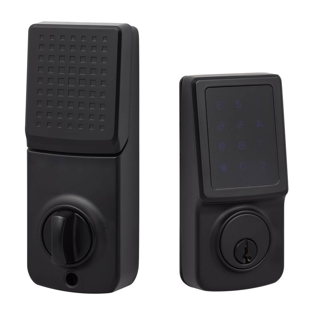 Sure-Loc Hardware Touch Screen Deadbolt With Z Wave Function, Flat Black
