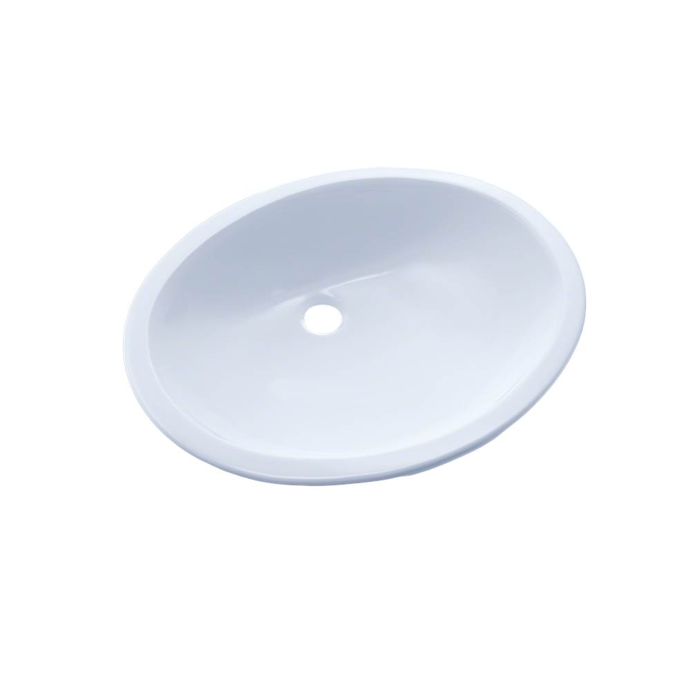 Toto Rendezvous® Oval Undermount Bathroom Sink with CEFIONTECT, Cotton White