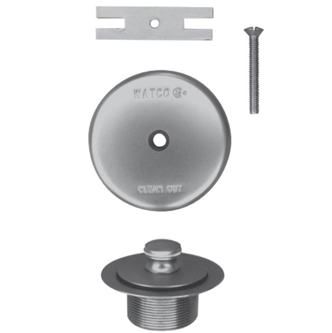 Watco Manufacturing Innovator Plus Push Pull Trim Kit 1.625-16 X 1.25 Brushed Nickel