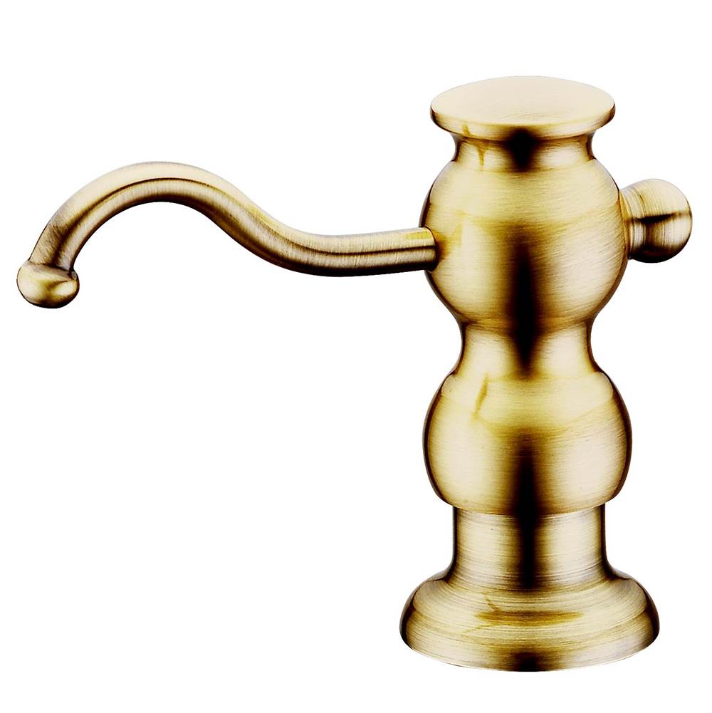 Whitehaus Collection Solid Brass Soap/Lotion Dispenser