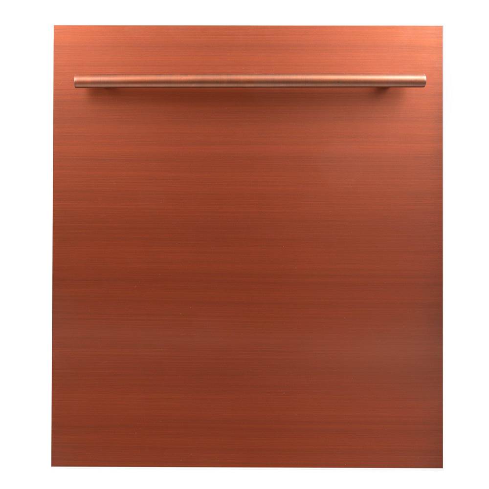Z-Line 24'' Top Control Dishwasher in Copper with Stainless Steel Tub and Modern Style Handle