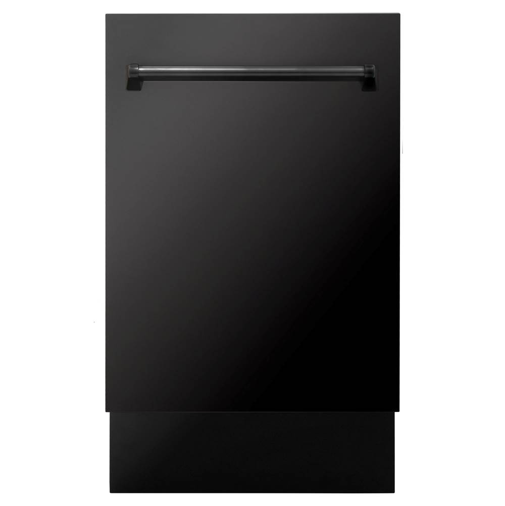 Z-Line 18'' Tallac Series 3rd Rack Top Control Dishwasher in Black Stainless Steel with Stainless Steel Tub, 51dBa
