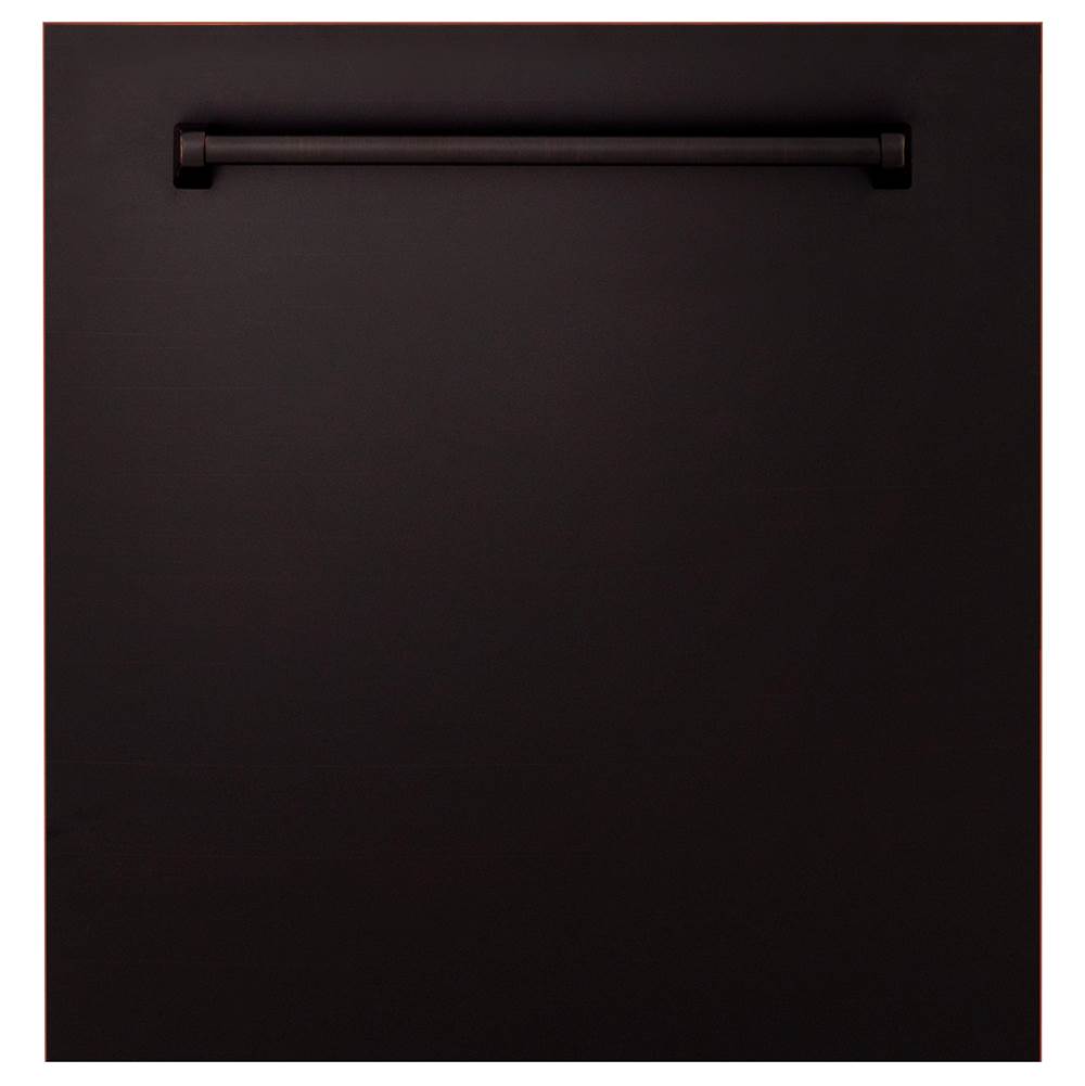 Z-Line 24'' Monument Dishwasher Panel in Oil Rubbed Bronze with Traditional Handle