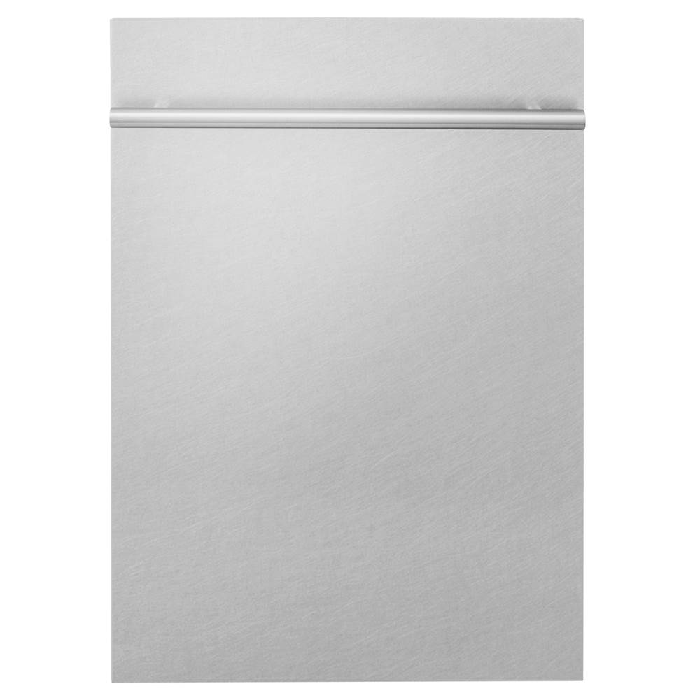 Z-Line 18'' Top Control Dishwasher in DuraSnow Finished Stainless Steel with Stainless Steel Tub and Modern Style Handle