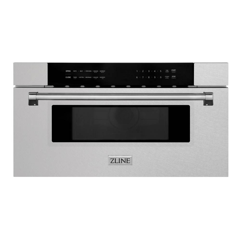 Z-Line 30'' 1.2 cu. ft. Built-in Microwave Drawer in DuraSnow® Stainless Steel