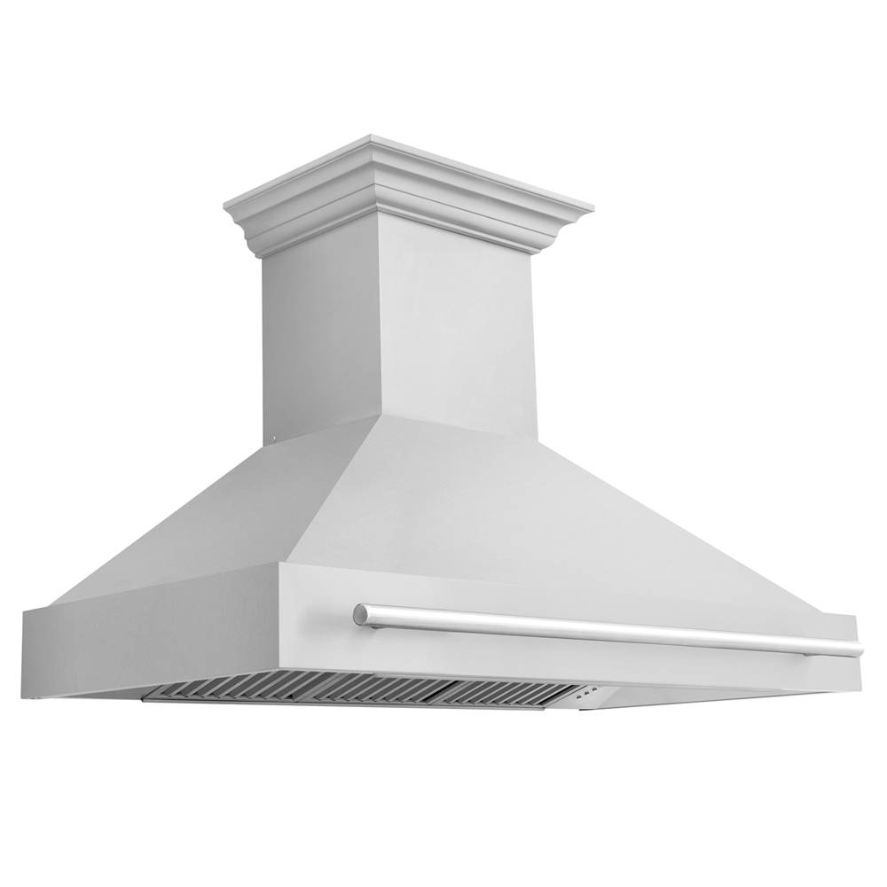 Z-Line 48'' Stainless Steel Range Hood with Stainless Steel Handle