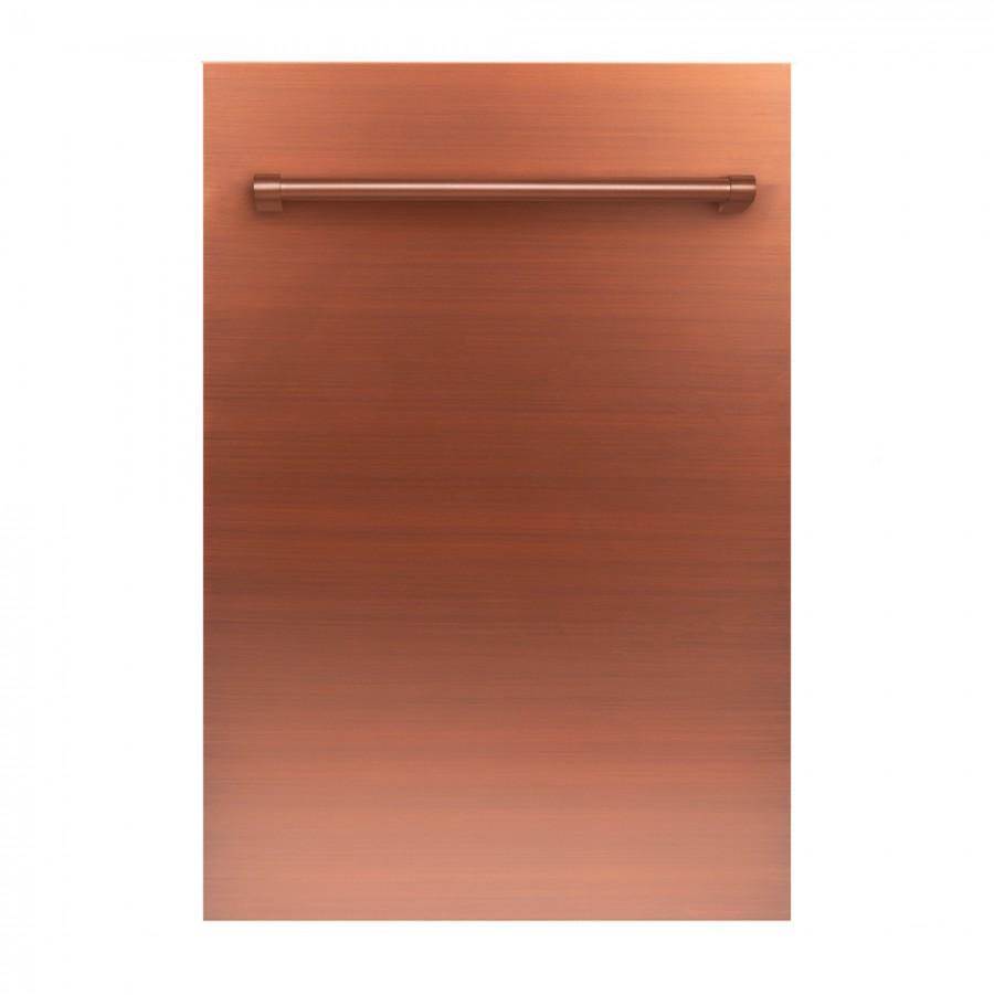 Z-Line 18'' Top Control Dishwasher in Copper with Stainless Steel Tub and Traditional Style Handle